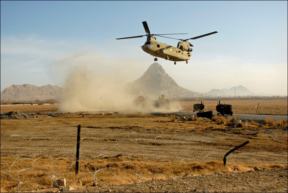 'Iron Knights' patrol the Arghandab