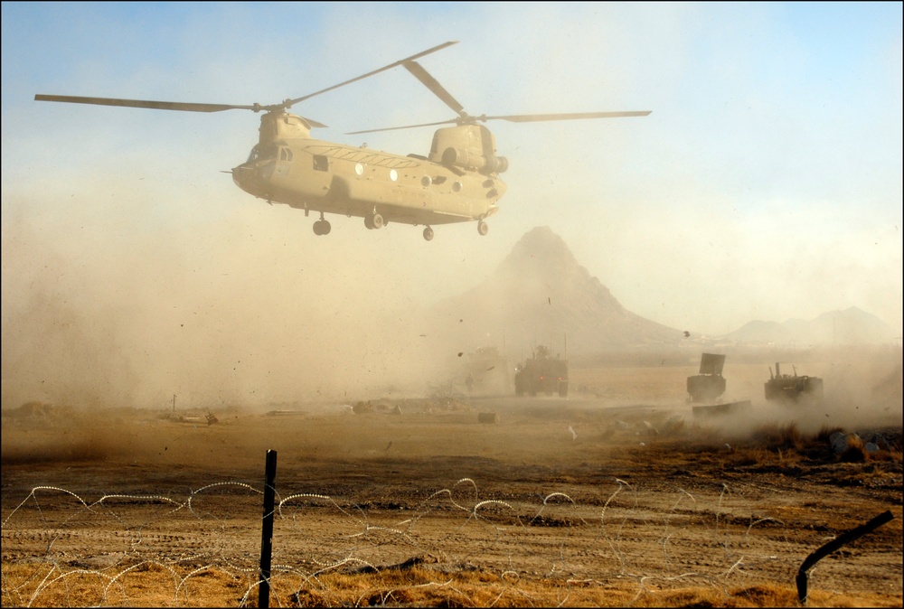 'Iron Knights' patrol the Arghandab