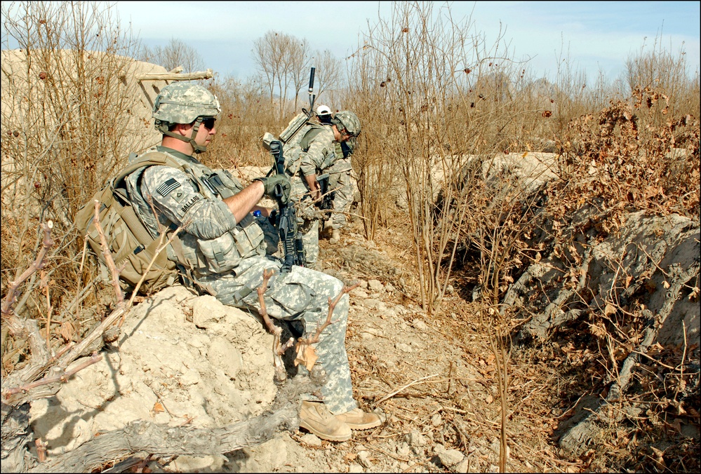 'Iron Knights' patrol the Arghandab