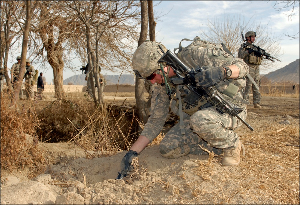 'Iron Knights' patrol the Arghandab