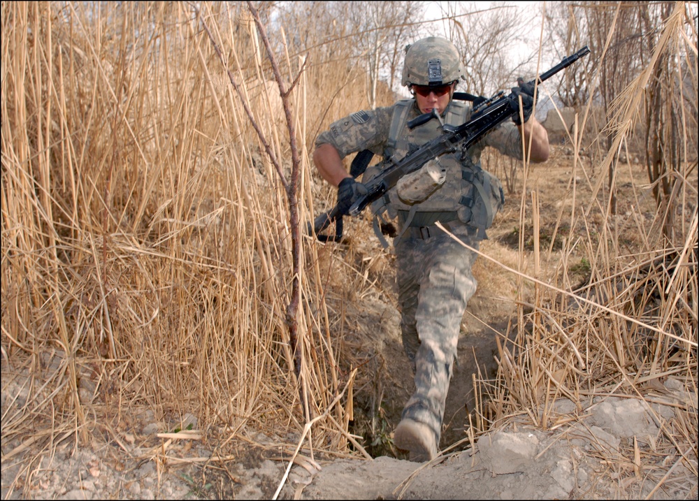 'Iron Knights' patrol the Arghandab