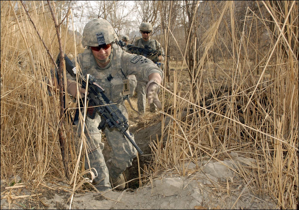 'Iron Knights' patrol the Arghandab