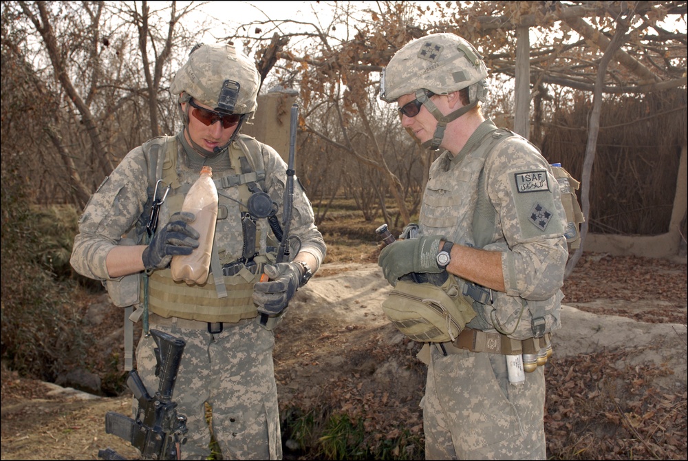 'Iron Knights' patrol the Arghandab