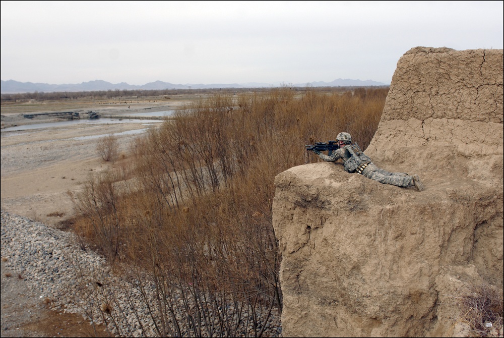 'Iron Knights' patrol the Arghandab