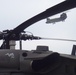 New York Guard Chinooks flying Kentucky Guard Aviators