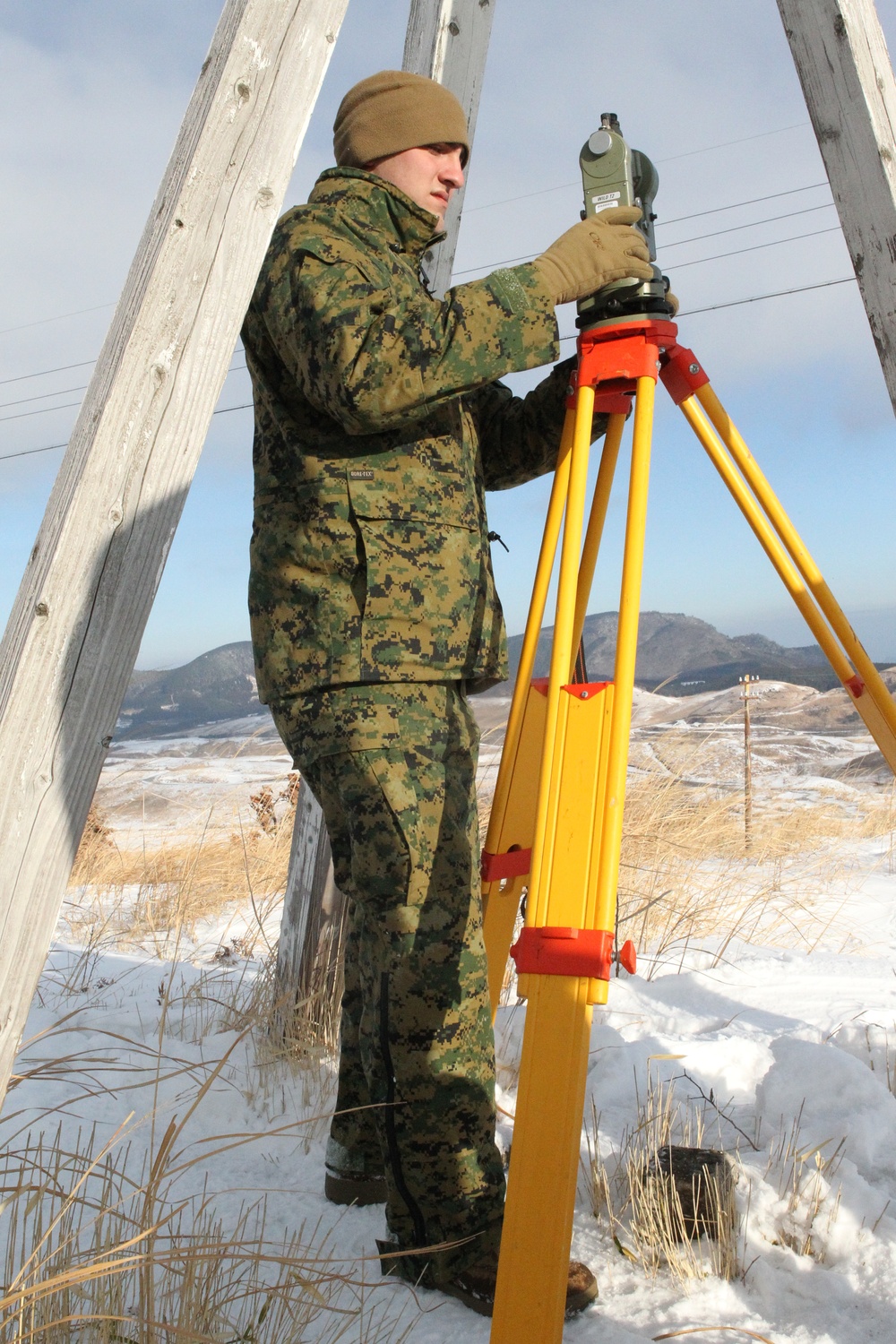 First things first: Surveyors recon range prior to training