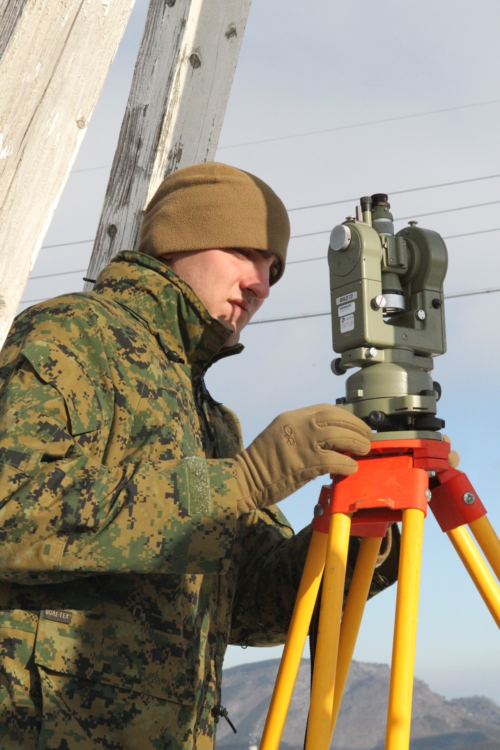 First things first: Surveyors recon range prior to training