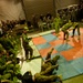 Mongolian soldiers hold wrestling exhibition