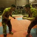 Mongolian soldiers hold wrestling exhibition