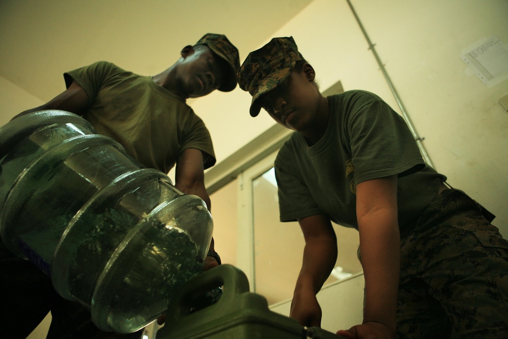 Marines, sailors settle into life at Samesan during Cobra Gold 2011