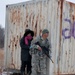 New Mexico Army National Guard soldiers training on security Checkpoint operations at Camp Atterbury Joint Maneuver Training Center