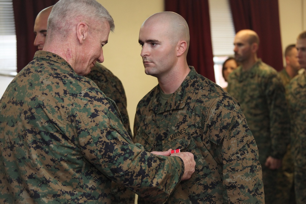 22nd MEU Marines Receive Bronze Star for Actions in Afghanistan