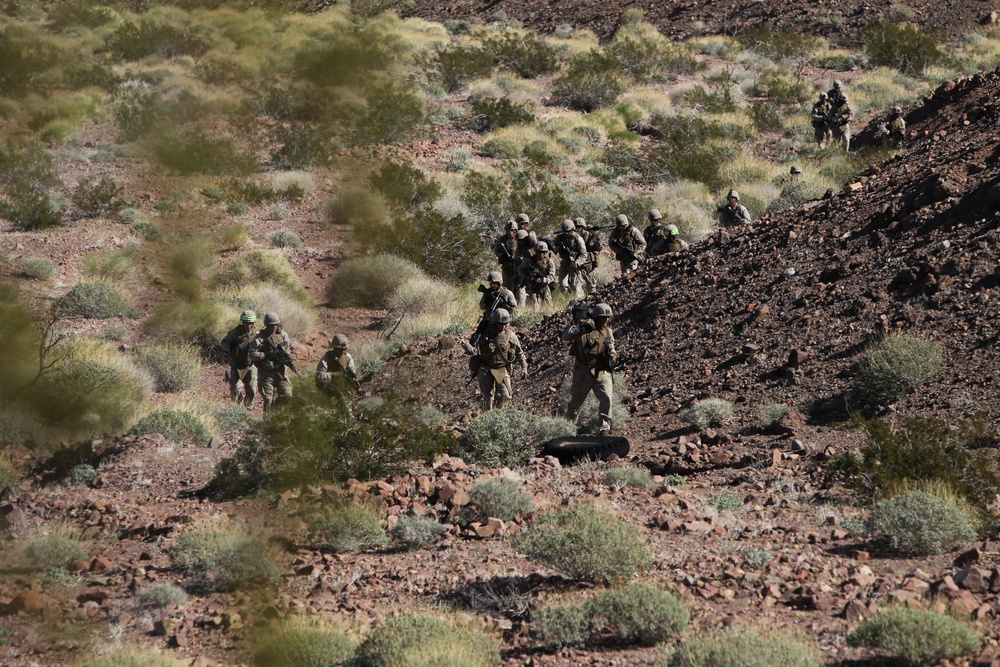 2/7 assaults an entrenched enemy position