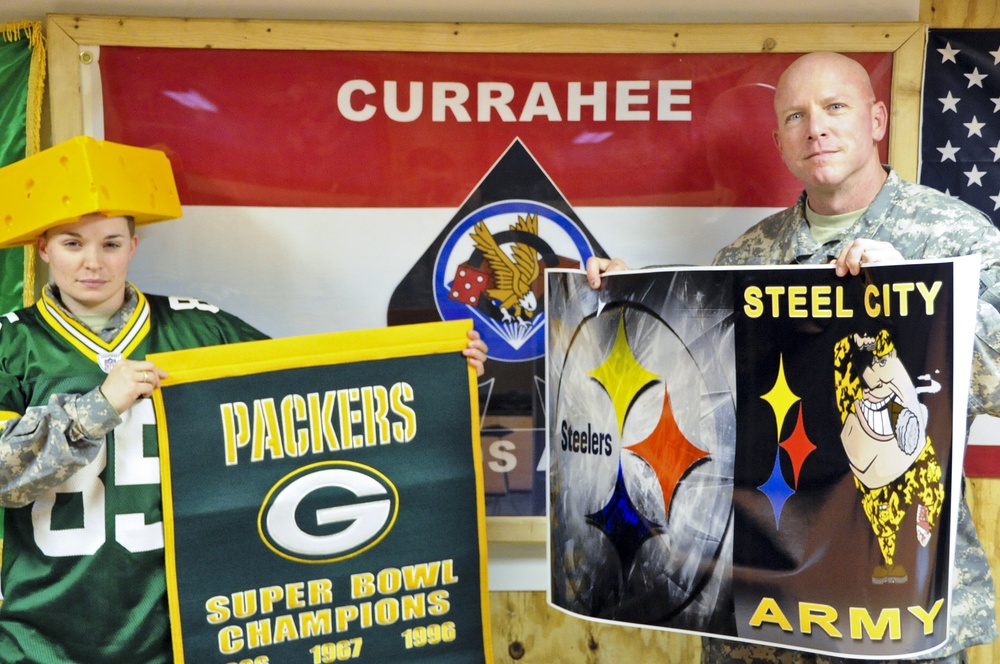 Super Bowl Mania Grabs Deployed Troops