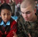 Marine Aircraft Group 36 Marines visit disabled children during Cobra Gold 2011