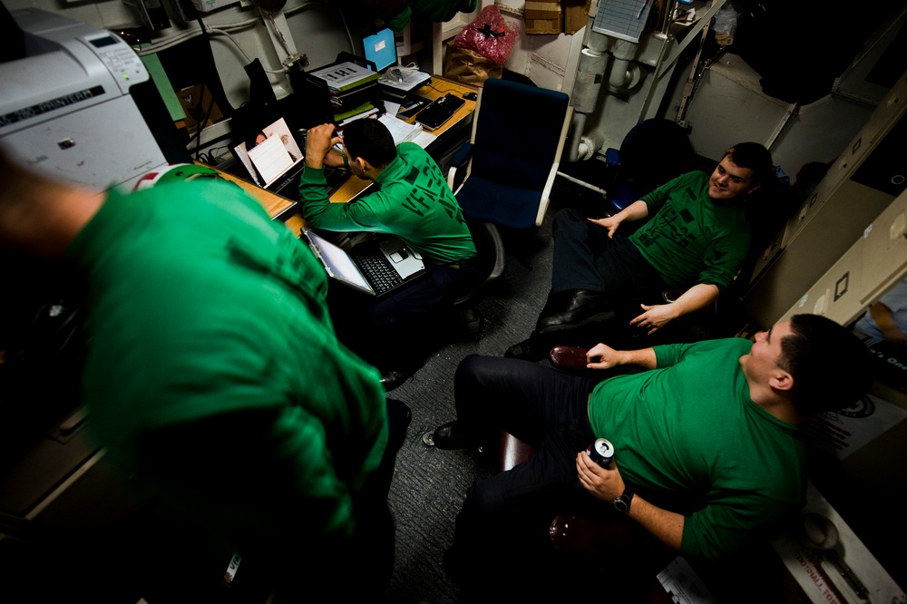 Inside USS Carl Vinson's Squadron Electrical Shop