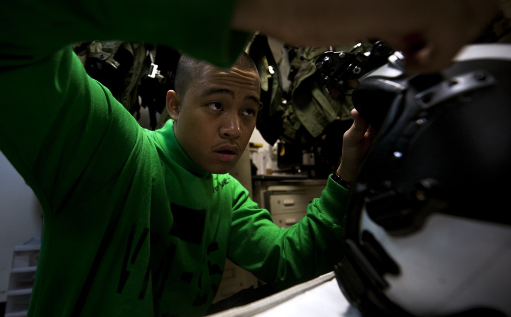 Inside USS Carl Vinson's Squadron Electrical Shop