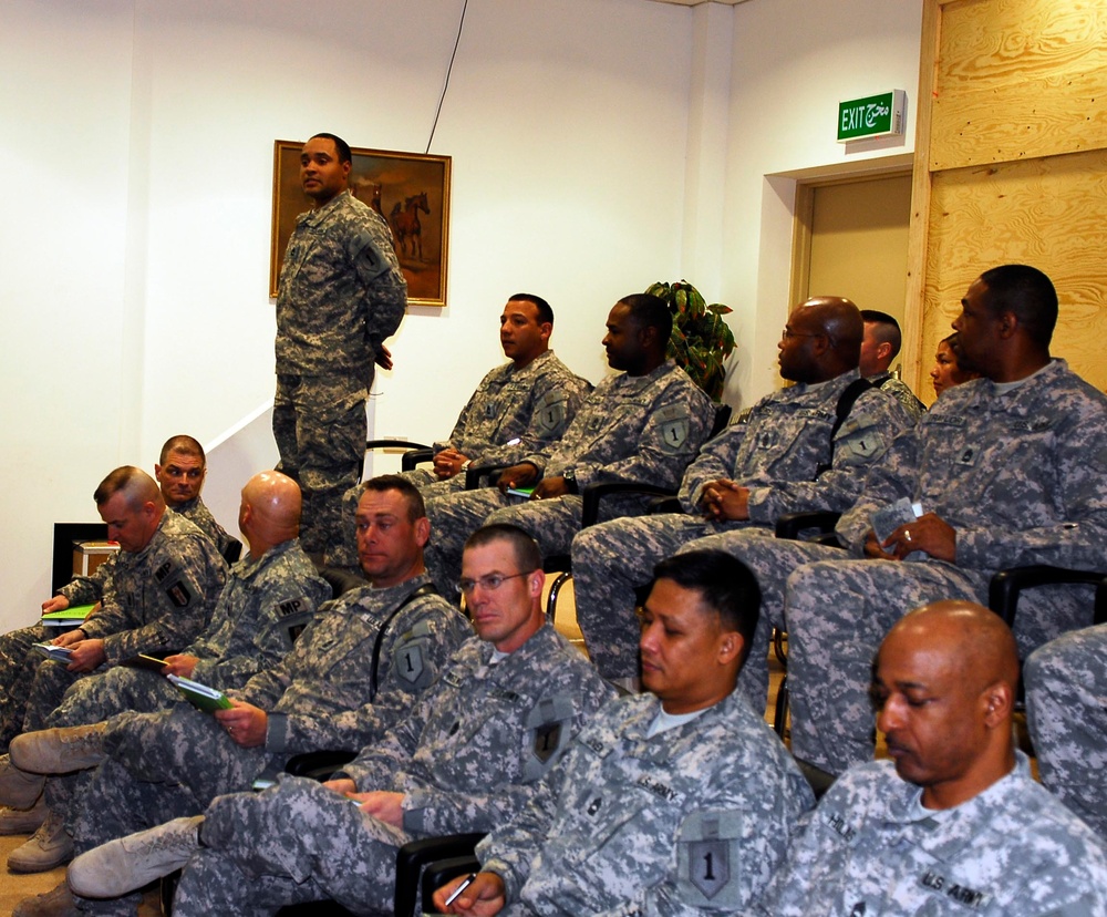 ‘Dagger’ Brigade senior non-commissioned officers host III Corps command sergeant major