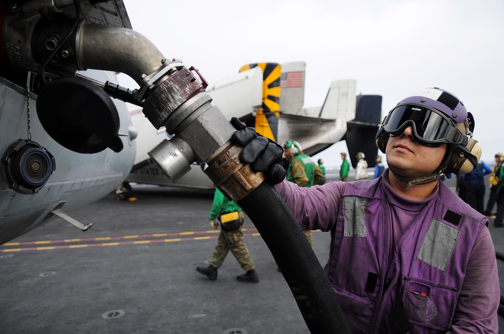 USS Ronald Reagan Flight Operations