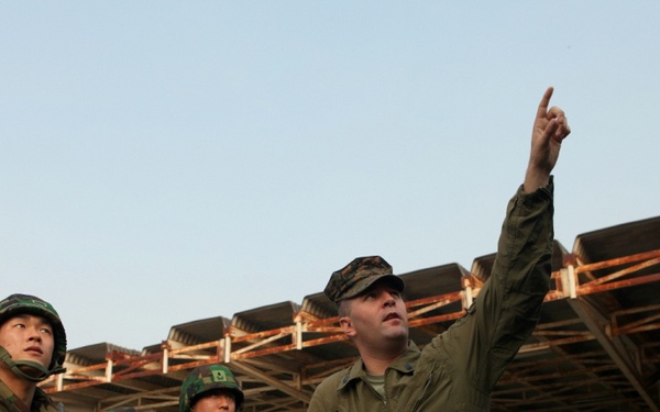 Amphibious assault vehicle demonstration