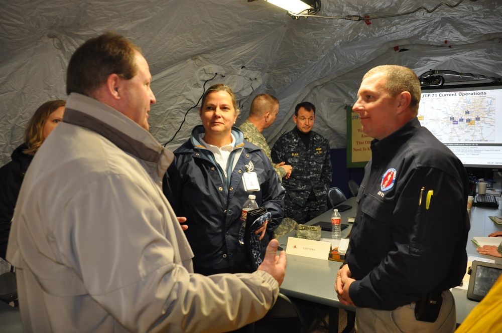 JTF leaders coordinate with agency partners in advance of Super Bowl