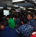 Ronald Reagan sailors celebrate 100th birthday, watch Super Bowl