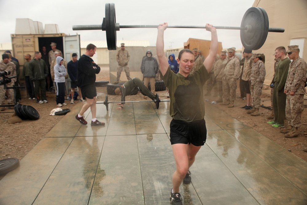 Deployed personnel ‘throwdown’ for fitness supremacy