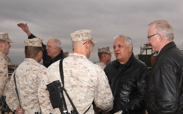 U.S. Congressmen visit Camp Leatherneck