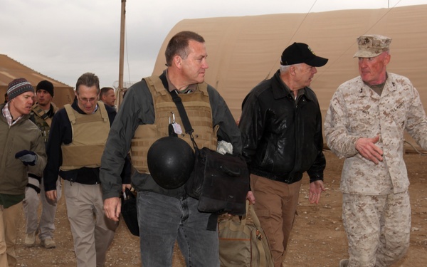 U.S. Congressmen visit Camp Leatherneck