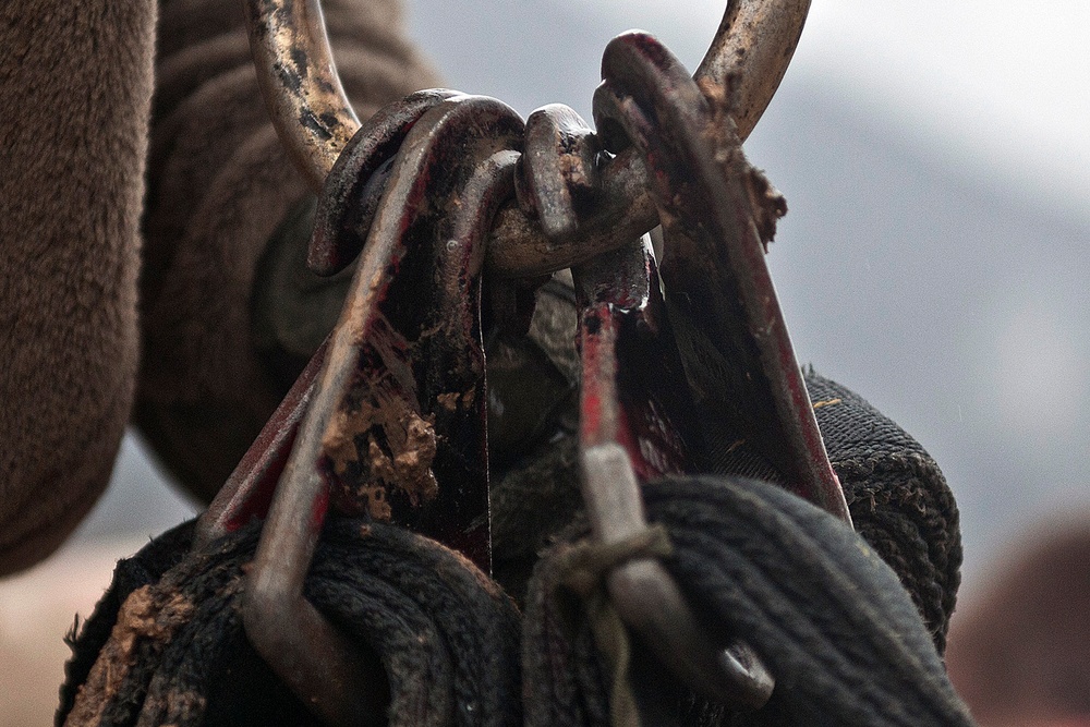 TF Bandit uses sling load to resupply Kunar FOB