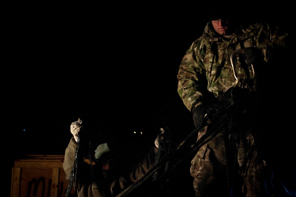 TF Bandit uses sling load to resupply Kunar FOB