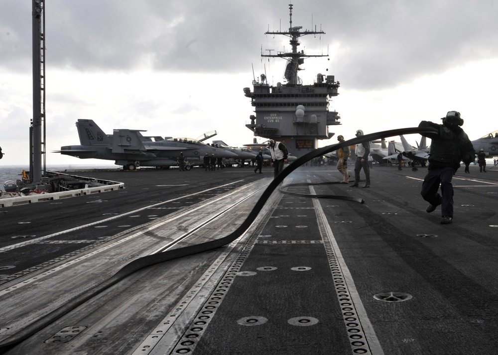 USS Enterprise action