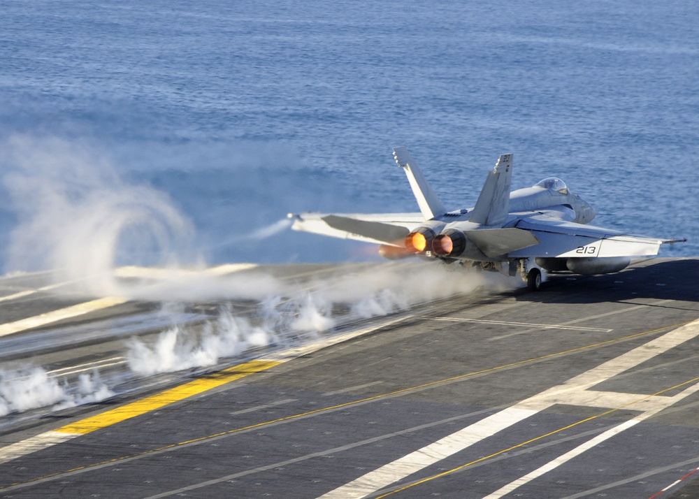USS Ronald Reagan Action
