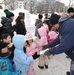 Misawa Navy Snow Team Meet with Festivalgoers
