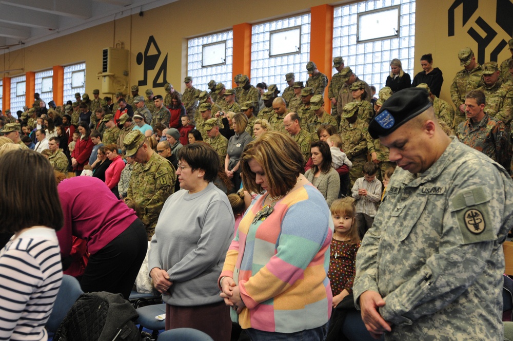 Bayonet Brigade marks beginning of deployment