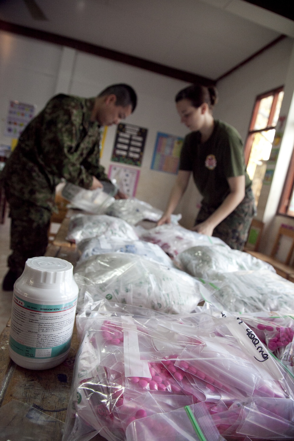 Multinational team conducts medical visits during Cobra Gold 2011