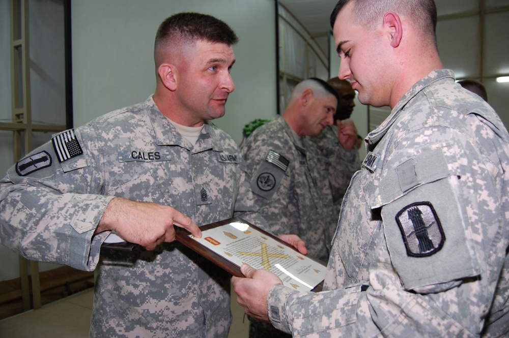 201st soldiers join a time honored Corps