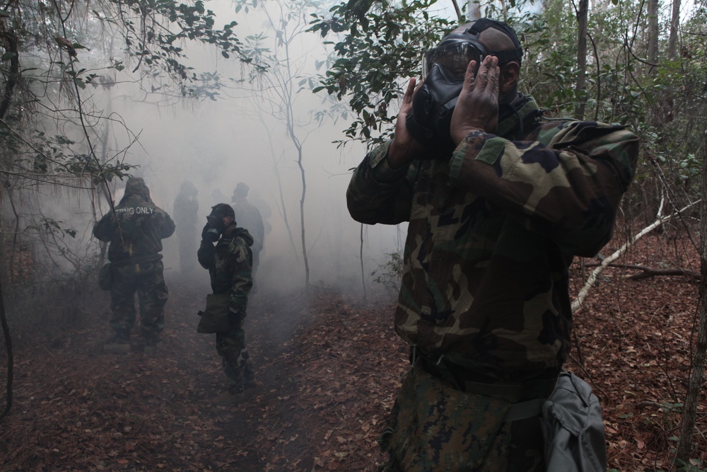 24th MEU Marines’ walk in the woods gets gaseous