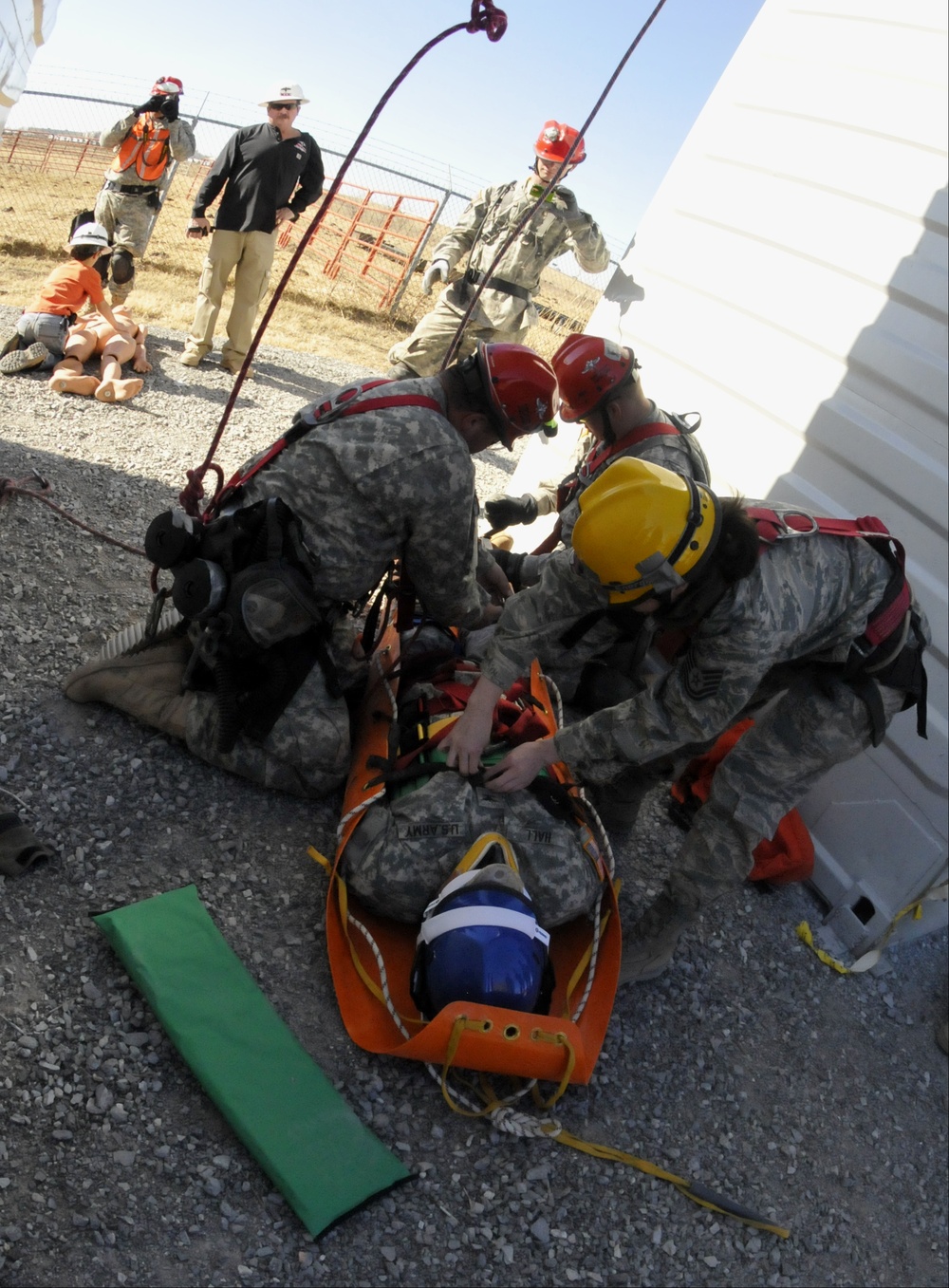 836th Engineers participate in collapsed structure extraction exercise