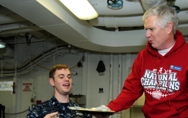 USS George H.W. Bush continues training