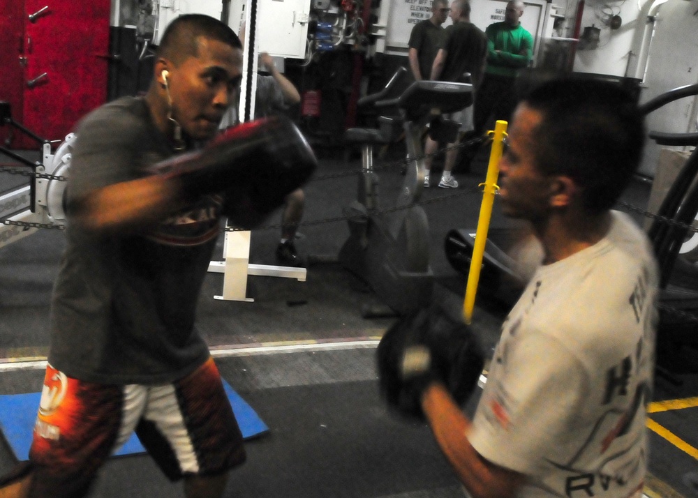 Joint Task Force Exercise aboard USS Ronald Reagan