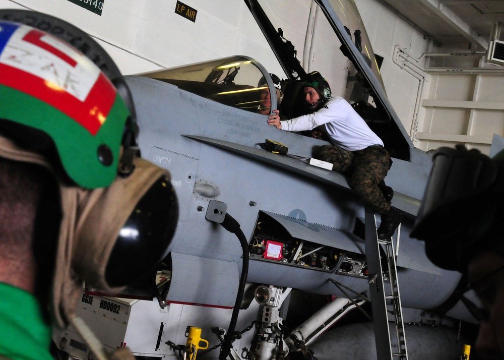 Joint Task Force Exercise aboard USS Ronald Reagan