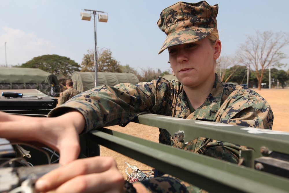 Marine Wing Support Squadron 172 provides aviation ground support during Cobra Gold 2011