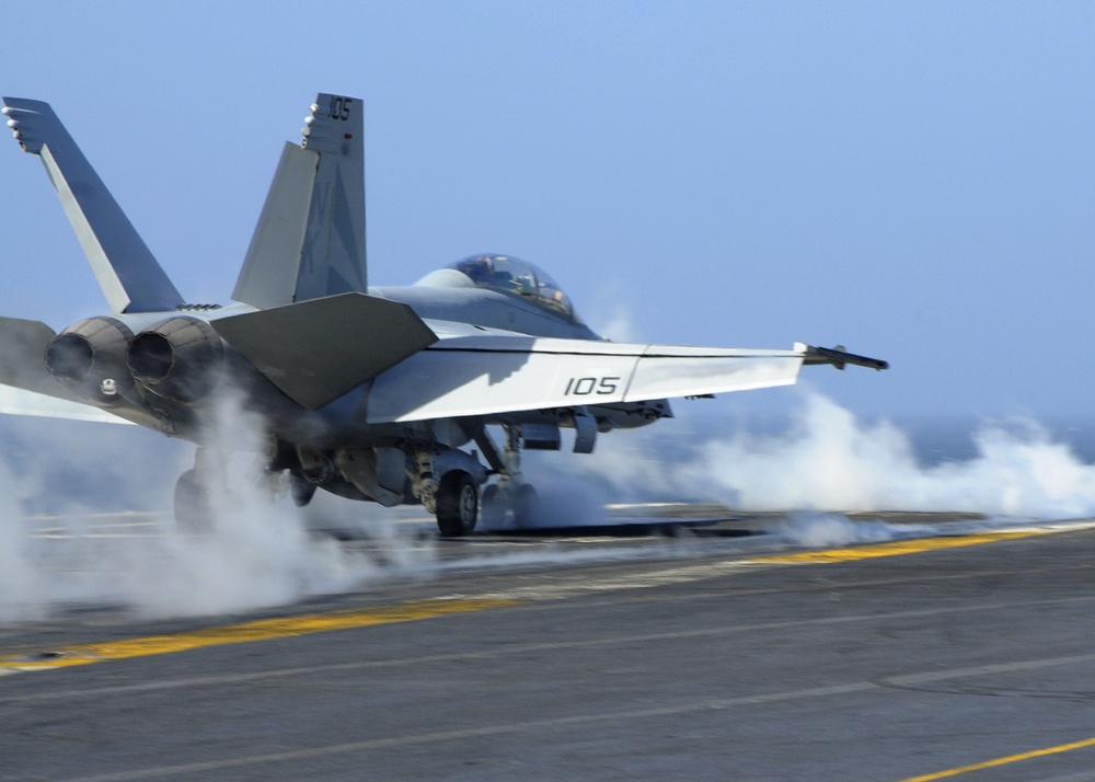 USS Ronald Reagan Action