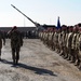 TF Kunduz outgoing commander and ISAF RC-North commander review troops at change of command
