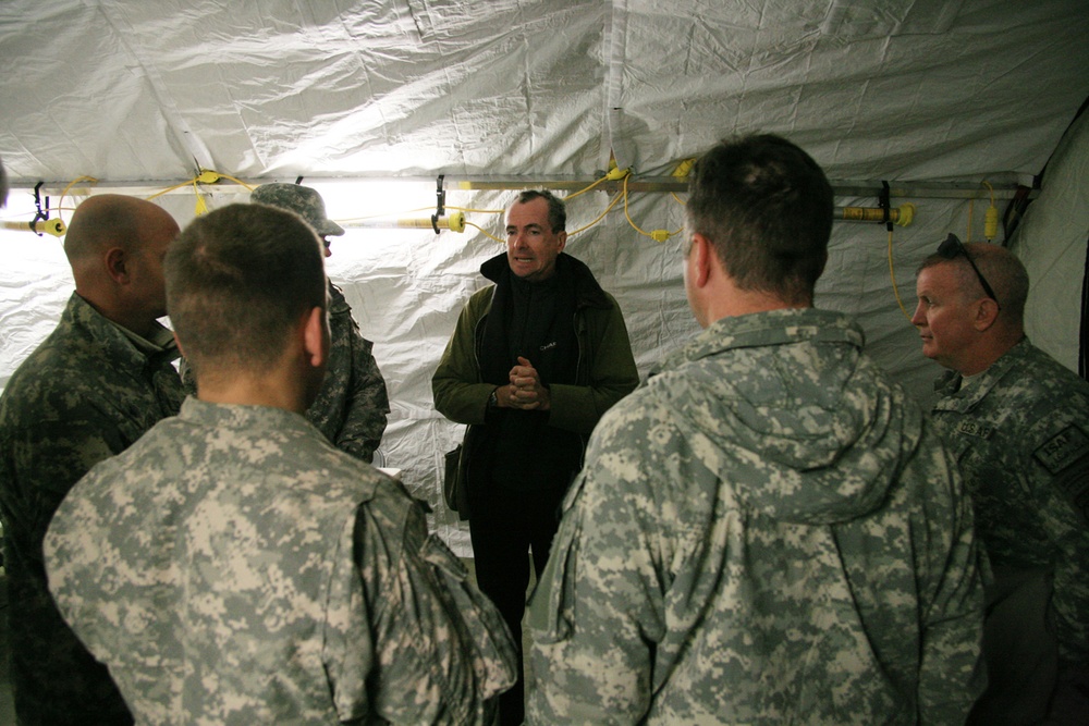 RC-North Deputy Commander and USAmbassador to Germany meets with U.S. Soldiers at Hairatan Border Crossing Point