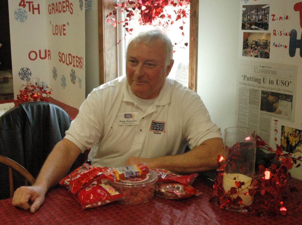 Local Students bring Valentine's cheer to Soldiers