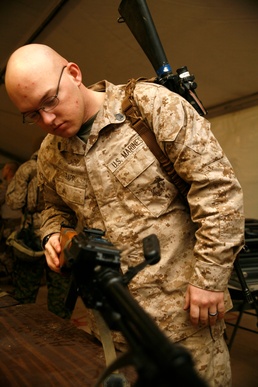 Deployed Marines go hands-on with foreign weapons