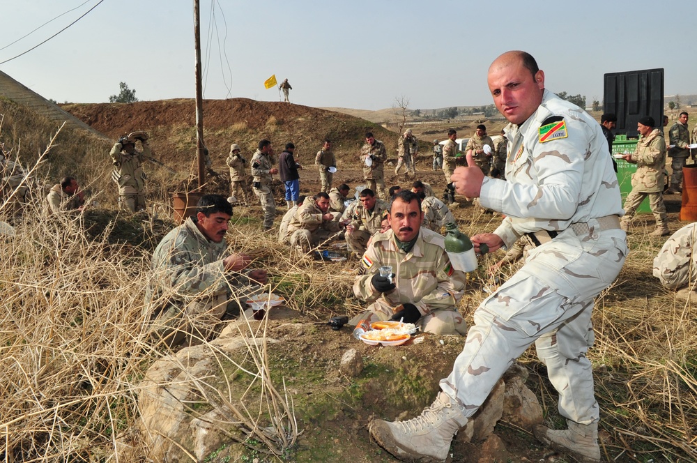 3rd Iraqi Army Division Train a the Guzlani Warrior Training Center