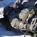 Soldier acts as simulated casualty during riot exercise